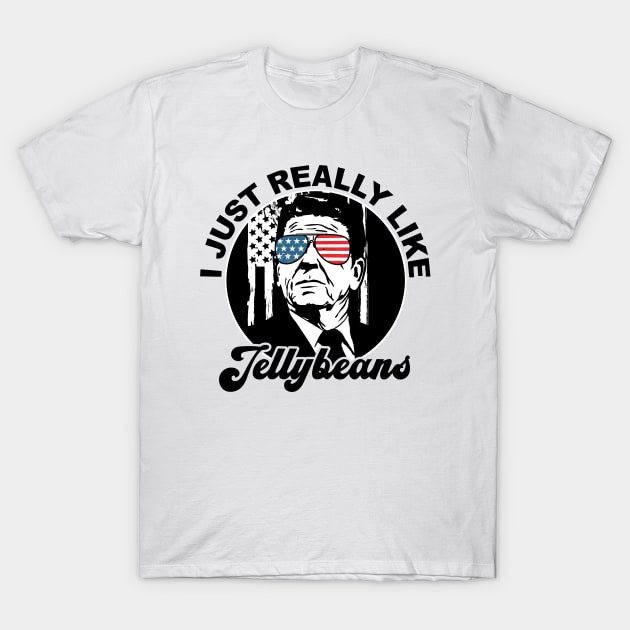 Ronald Reagan Loves His Jellybeans Cool Vintage Classic T-Shirt by CharJens